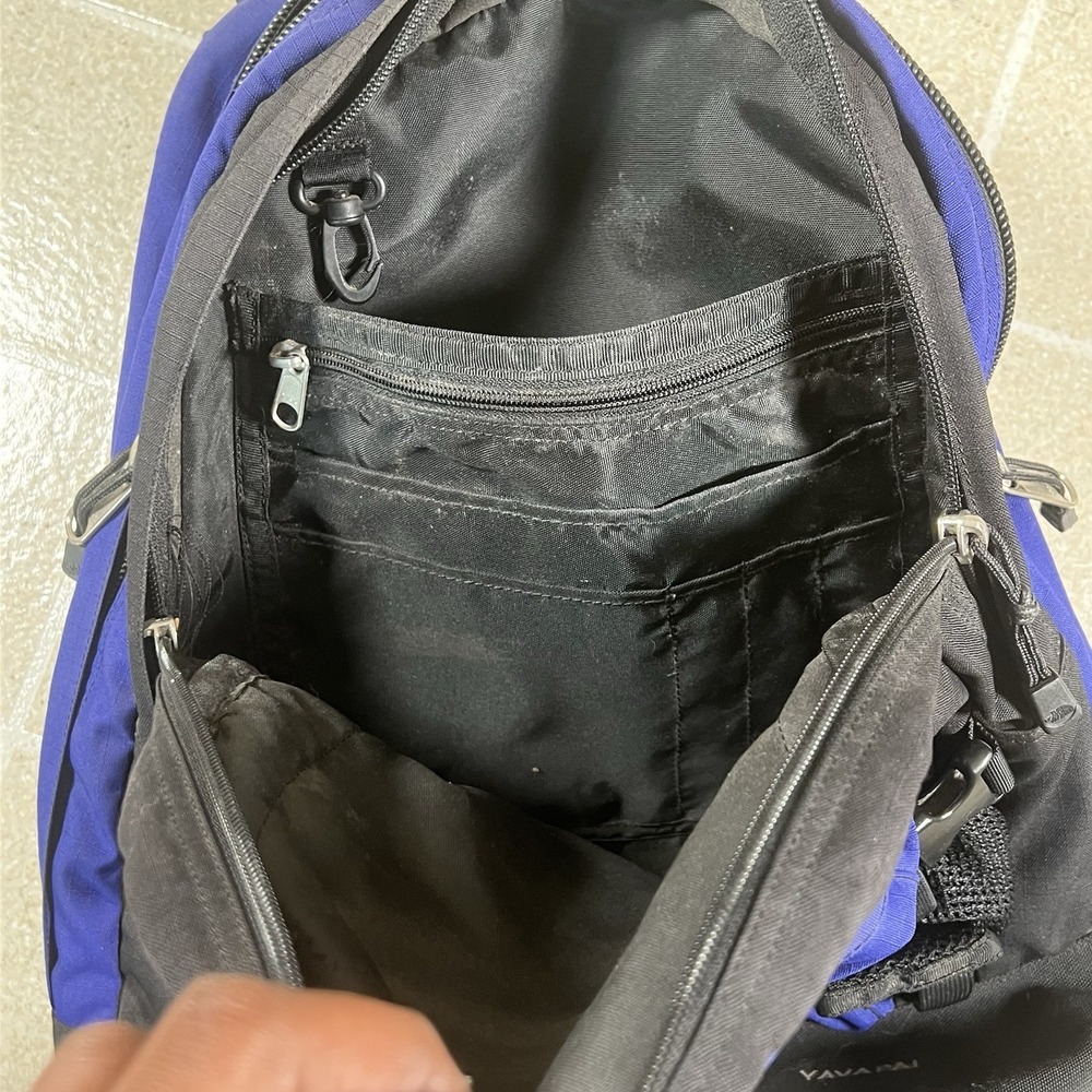 Vintage The North Face Yavapai Blue/Purple Black Hiking Backpack Gorpcore Y2k - Picture 8 of 8